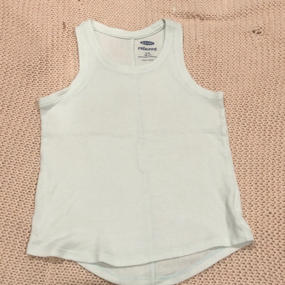 Old navy mint Sleeveless Top S 6/7 kt1